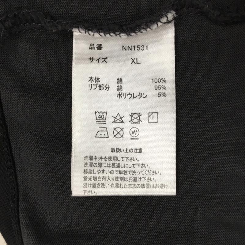 ナインティナインティ 9090 カットソー 長袖 nn1531 長袖Tシャツ 長袖カットソー カラーシャツ L ロゴ、文字 黒 / ブラック /  メンズ USED 古着 中古 10114047