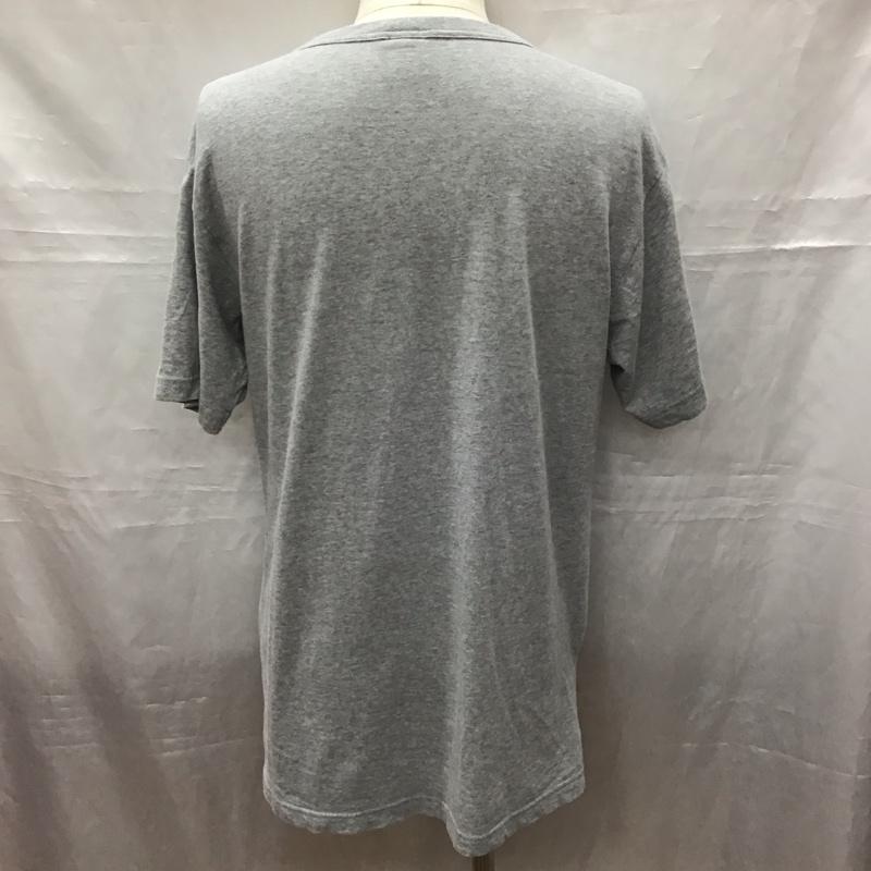 チャンピオン Champion Tシャツ 半袖 c3-p302 ベーシックTシャツ ロゴ プリントTシャツ 半袖カットソー XL ロゴ、文字 灰 / グレー /  メンズ USED 古着 中古 10116966