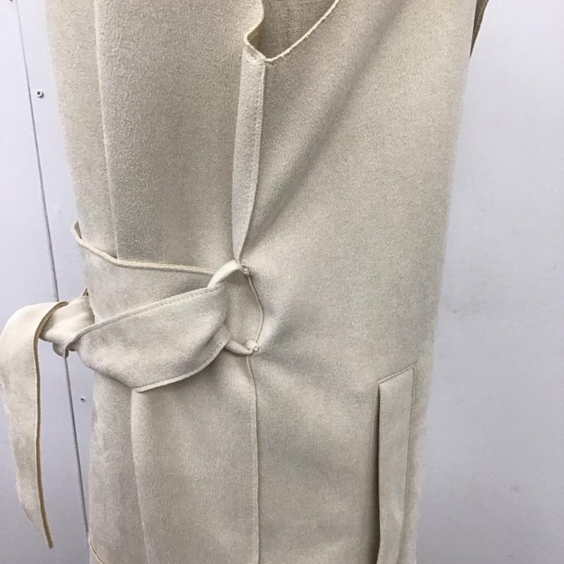 ザラ ZARA ベスト ベスト 8073 040 712 フェイクスウェード S 無地 ベージュ / ベージュ /  レディース USED 古着 中古 10109453