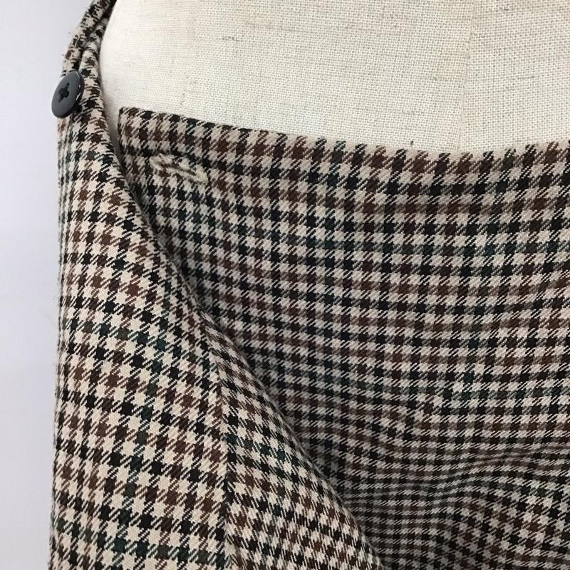 アーバンリサーチ URBAN RESEARCH スカート ロングスカート WH86-25N027 巻きスカート ラップスカート FREE チェック ベージュ / ベージュ / X 黒 / ブラック / X 茶 / ブラウン / X 緑 / グリーン /  レディース USED 古着 中古 10112645