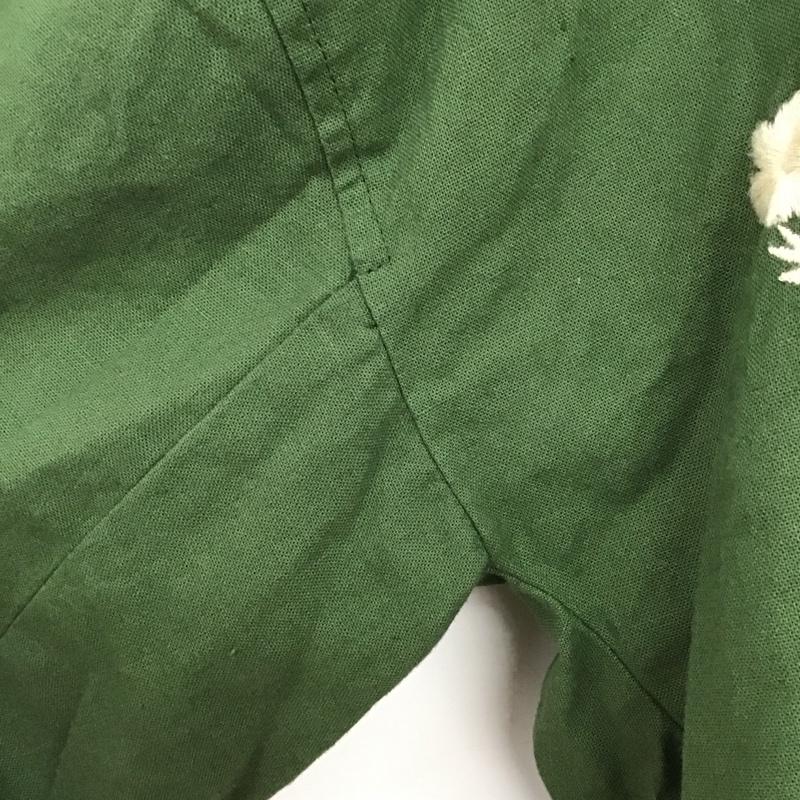 ザラ ZARA ジャケット、上着 ジャケット、ブレザー 長袖ジャケット アウター 前ボタン カラージャケット 刺繍 XL 刺繍 カーキ / カーキ /  レディース USED 古着 中古 10135611