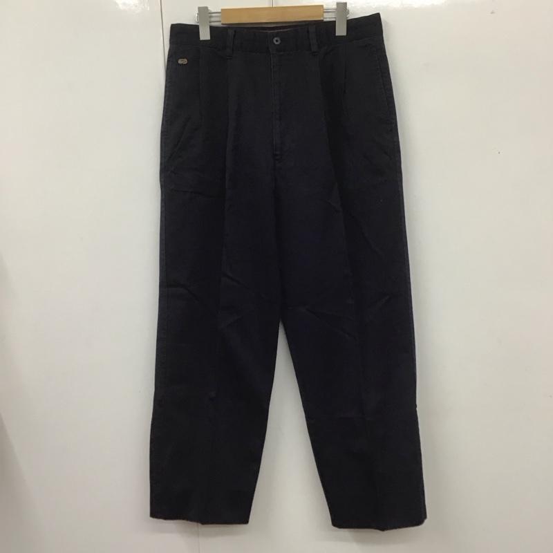 ラコステ LACOSTE パンツ チノパン チノパン カジュアルパンツ ストレートパンツ ワイドパンツ 無地 紺 / ネイビー /  メンズ USED 古着 中古 10108462