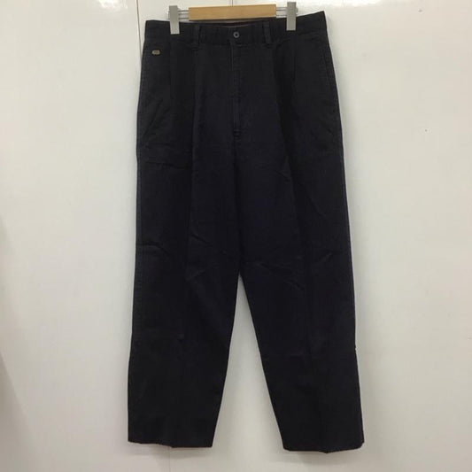 ラコステ LACOSTE パンツ チノパン チノパン カジュアルパンツ ストレートパンツ ワイドパンツ 無地 紺 / ネイビー /  メンズ USED 古着 中古 10108462