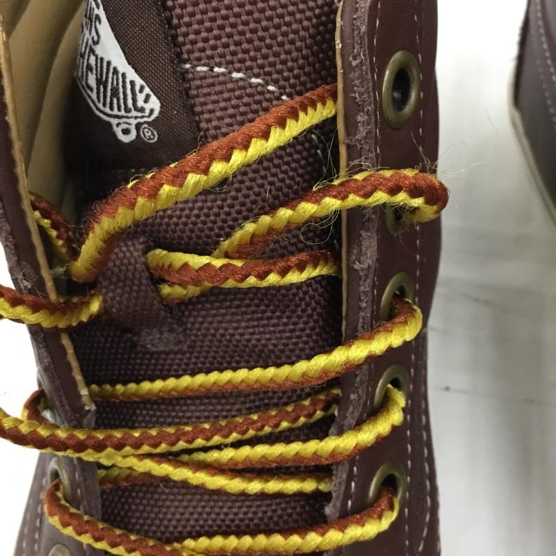 バンズ VANS スニーカー スニーカー レザー 26.5cm ハイカット 26.5cm 無地 茶 / ブラウン /  メンズ USED 古着 中古 10106027