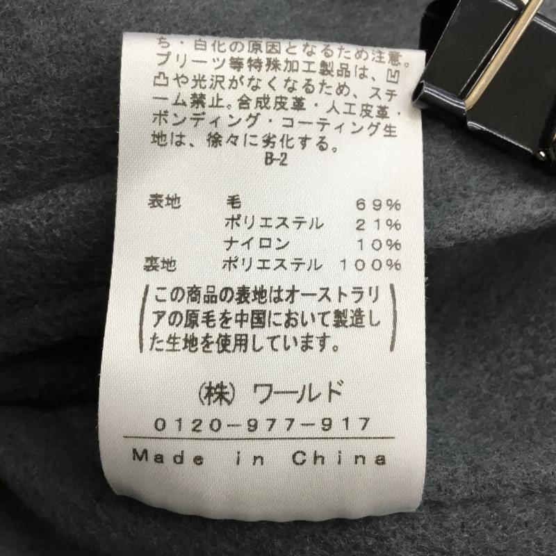 インディヴィ INDIVI コート コート一般 38 無地 ダークグレー / ダークグレー /  レディース USED 古着 中古 10142546