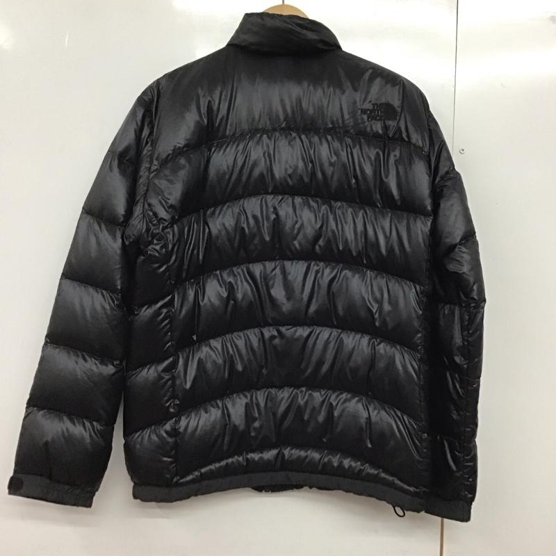ザノースフェイス THE NORTH FACE ジャケット、上着 ジャンパー、ブルゾン nd91322 ACONCAGUAJACKET ジップアップダウンジャケット M ロゴ、文字 黒 / ブラック /  メンズ USED 古着 中古 10144443