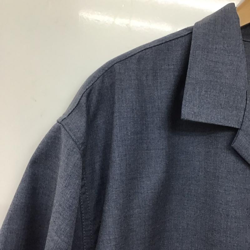 シーエフティーズ CFT S シャツ、ブラウス 半袖 オープンカラー 開襟シャツ XL ワンポイント 青 / ブルー /  メンズ USED 古着 中古 10140236