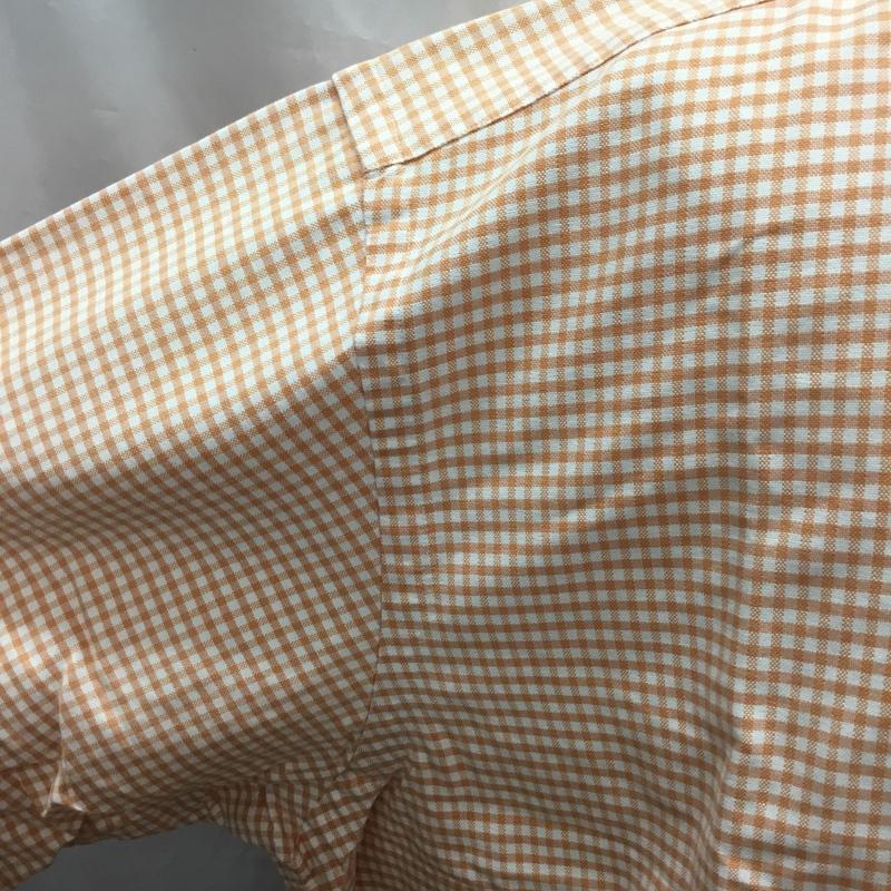 ラルフローレン RALPHLAUREN シャツ、ブラウス 半袖 半袖シャツ カラーシャツ 半袖カットソー チェックシャツ XXL チェック 橙 / オレンジ /  メンズ USED 古着 中古 10119728