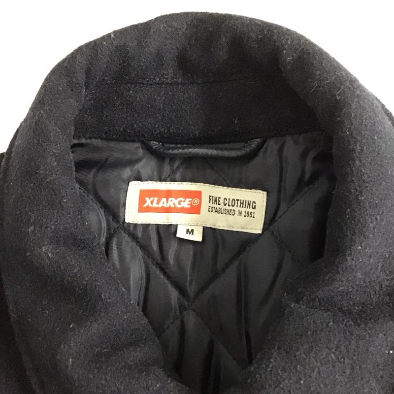 エクストララージ XLARGE ジャケット、上着 ジャケット、ブレザー カラージャケット カジュアルジャケット アウター M ロゴ、文字 紺 / ネイビー /  メンズ USED 古着 中古 10123123