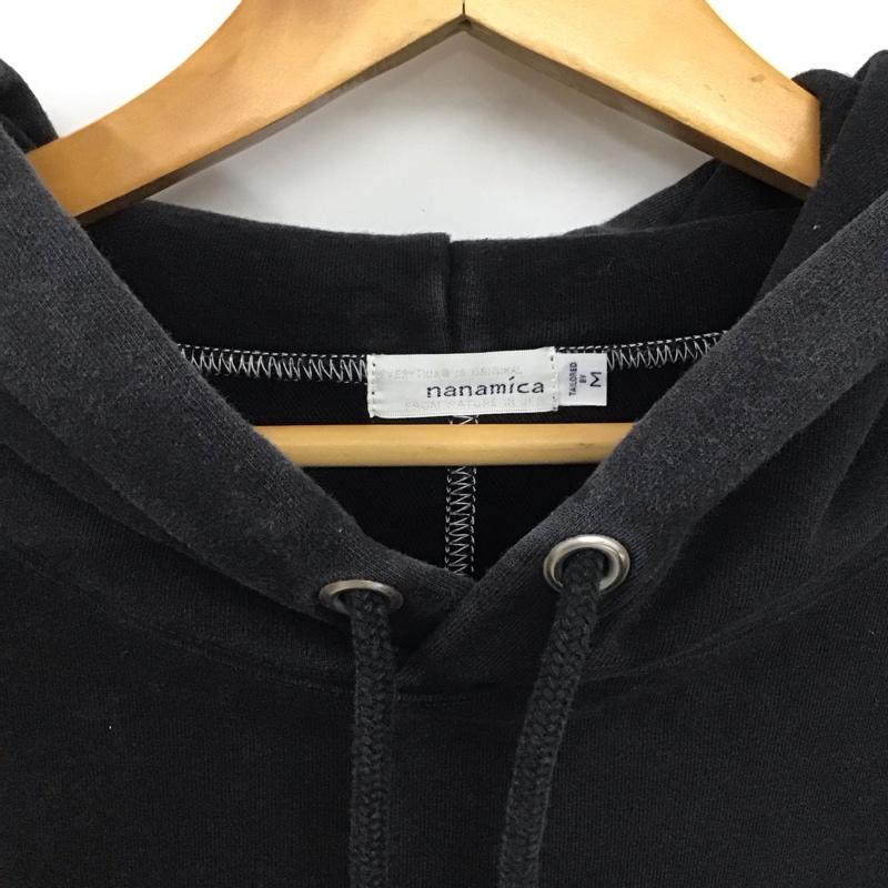 ナナミカ nanamica パーカー 長袖 長袖パーカー プルオーバーパーカー スウェット M 無地 ダークグレー / ダークグレー /  メンズ USED 古着 中古 10146236