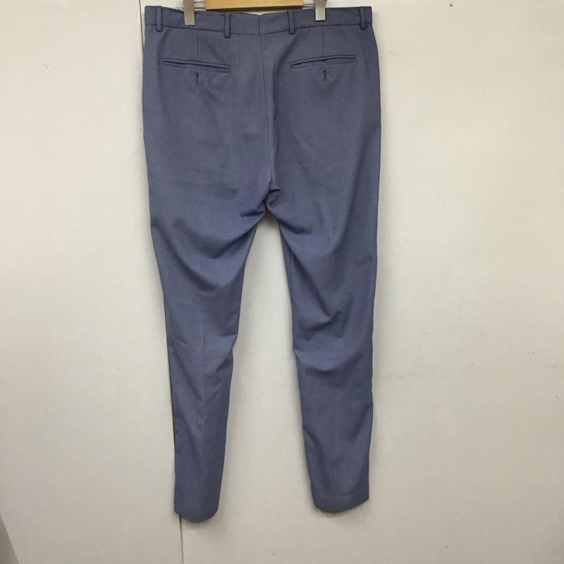 ザラ ZARA パンツ スラックス スラックスパンツ ワイドパンツ ストレッチパンツ 44 総柄 青 / ブルー /  メンズ USED 古着 中古 10129255