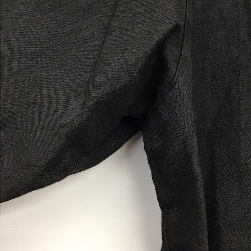 ラウンジドレス Loungedress シャツ、ブラウス 長袖 FREE 無地 黒 / ブラック /  レディース USED 古着 中古 10131682