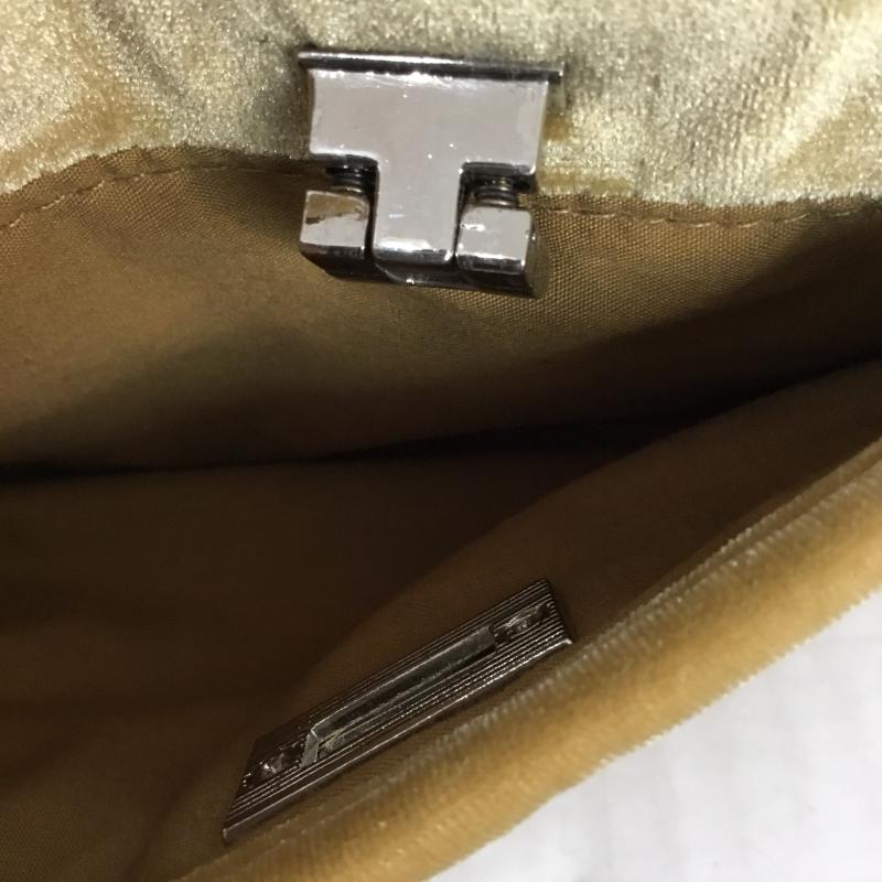 ローリーズファーム LOWRYS FARM ショルダーバッグ ショルダーバッグ チェーンバッグ ベロア 無地 X  キャメル / キャメル /  レディース USED 古着 中古 10045519