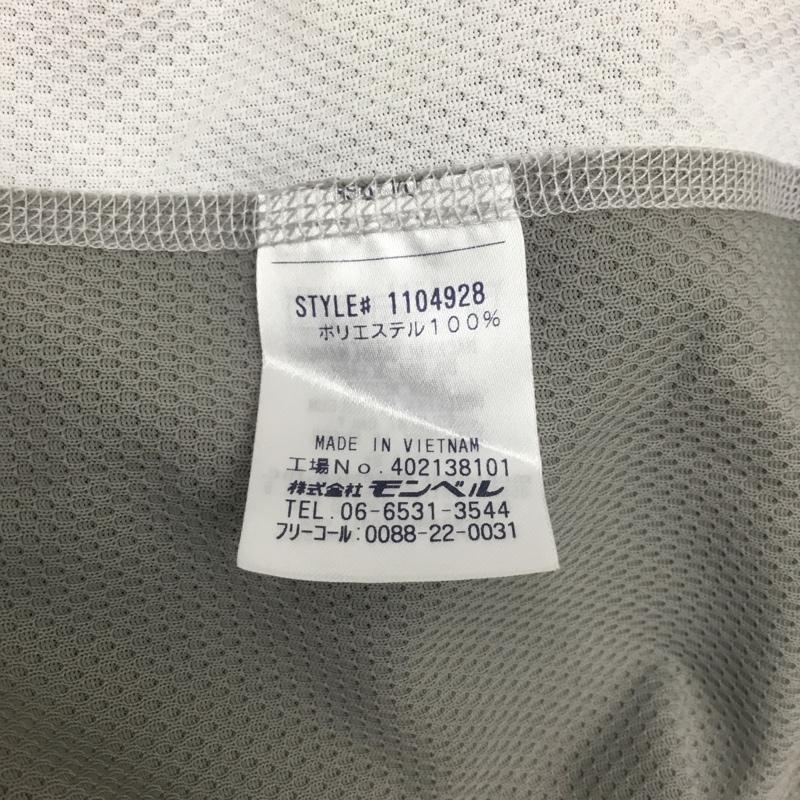 モンベル mont-bell シャツ、ブラウス 半袖 1104928 アウトドア シャツ XL 無地 X ロゴ、文字 白 / ホワイト /  メンズ USED 古着 中古 10135466