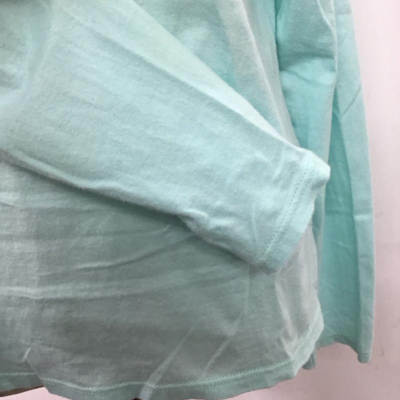 アニエス・ベー agnes b. カットソー 長袖 Vネック ロンT 3 無地 水色 / ライトブルー /  レディース USED 古着 中古 10116707