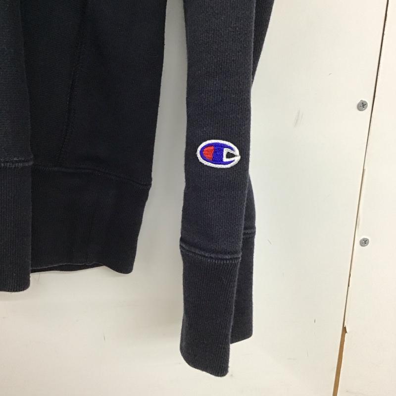 チャンピオン Campion トレーナー 長袖 M 無地 紺 / ネイビー /  レディース USED 古着 中古 10136490