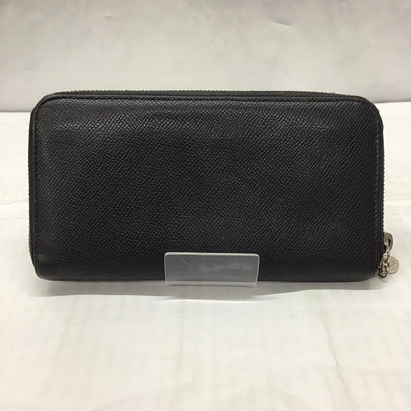 ブルガリ Bvlgari 財布 長財布 ラウンドファスナー 20886 無地 黒 / ブラック /  メンズ USED 古着 中古 10116982