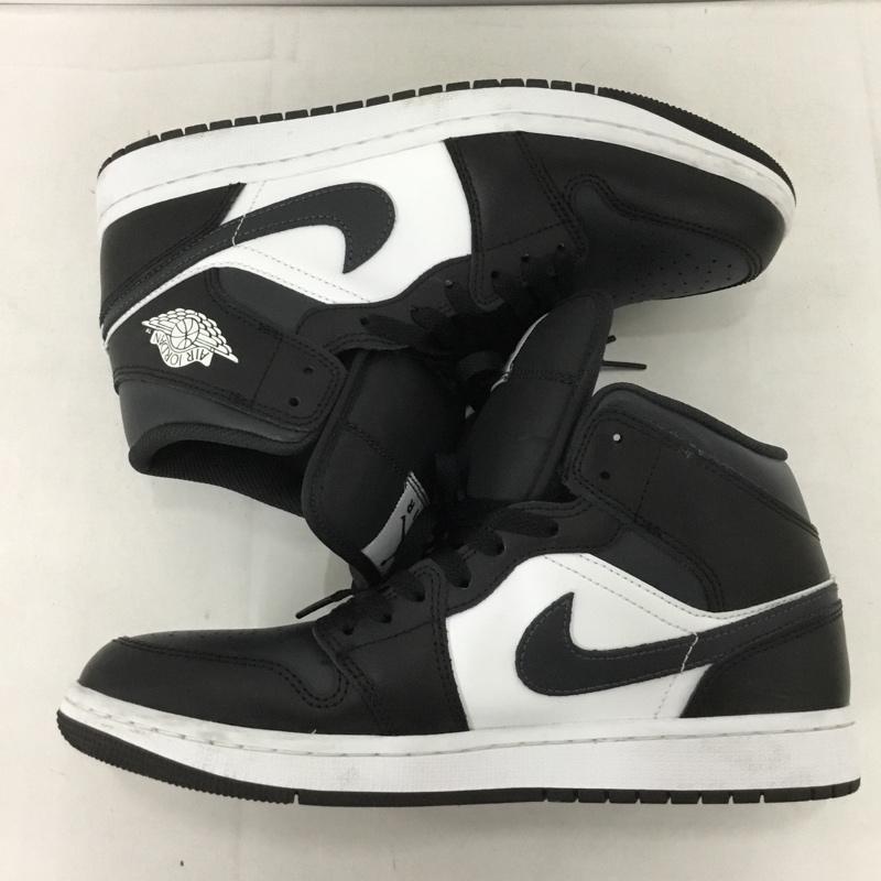ナイキ NIKE スニーカー スニーカー DQ8426-010 JORDAN BRAND AIR JORDAN 1 MID 27cm 27.0cm ロゴ、文字 白 / ホワイト / X 黒 / ブラック /  メンズ USED 古着 中古 10133902