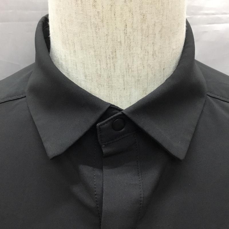 アークテリクス ARC TERYX シャツ、ブラウス 長袖 長袖シャツ カラーシャツ ポケットシャツ 長袖カットソー S 無地 黒 / ブラック /  メンズ USED 古着 中古 10115195