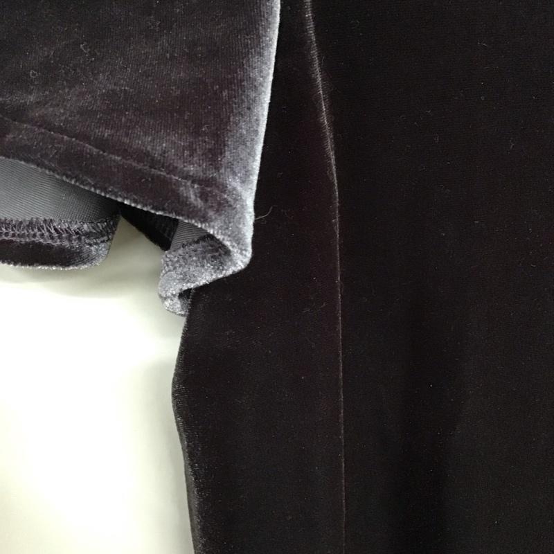 ジルスチュアート JILLSTUART ワンピース ひざ丈スカート S 無地 黒 / ブラック /  レディース USED 古着 中古 10142861