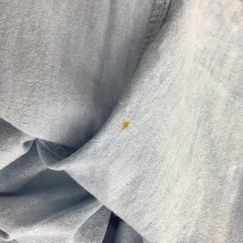 ポロバイラルフローレン Polo by RALPH LAUREN シャツ、ブラウス 長袖 長袖シャツ 無地シャツ カラーシャツ ボタンダウンシャツ デニムシャツ S ロゴ、文字 水色 / ライトブルー /  メンズ USED 古着 中古 10141506