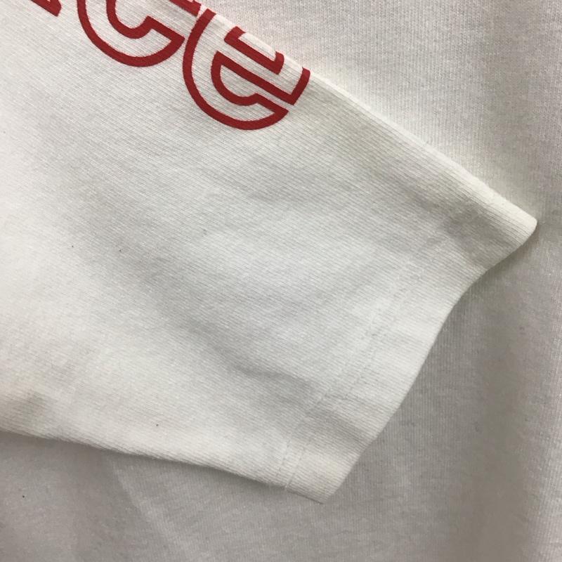 ザノースフェイス THE NORTH FACE カットソー 長袖 NT32042 ロングスリーブスリーブグラフィックTシャツ 長袖カットソー プリントTシャツ L ロゴ、文字 白 / ホワイト /  メンズ USED 古着 中古 10107122