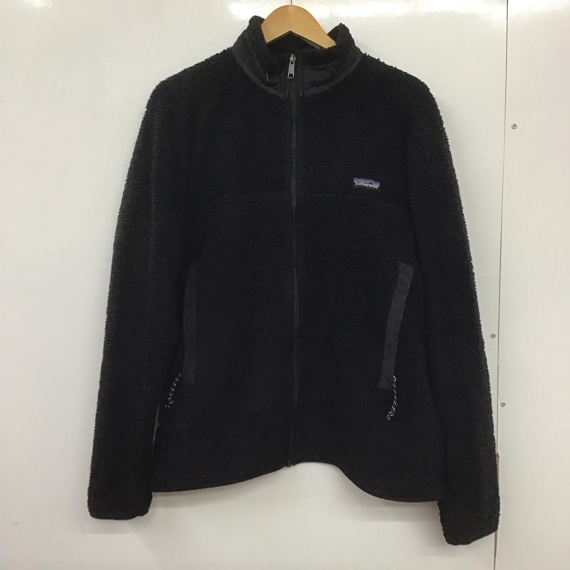 パタゴニア patagonia ジャケット、上着 ジャケット、ブレザー 90s usa製 レトロX ジップアップフリースジャケット アウター L ロゴ、文字 黒 / ブラック /  メンズ USED 古着 中古 10139028