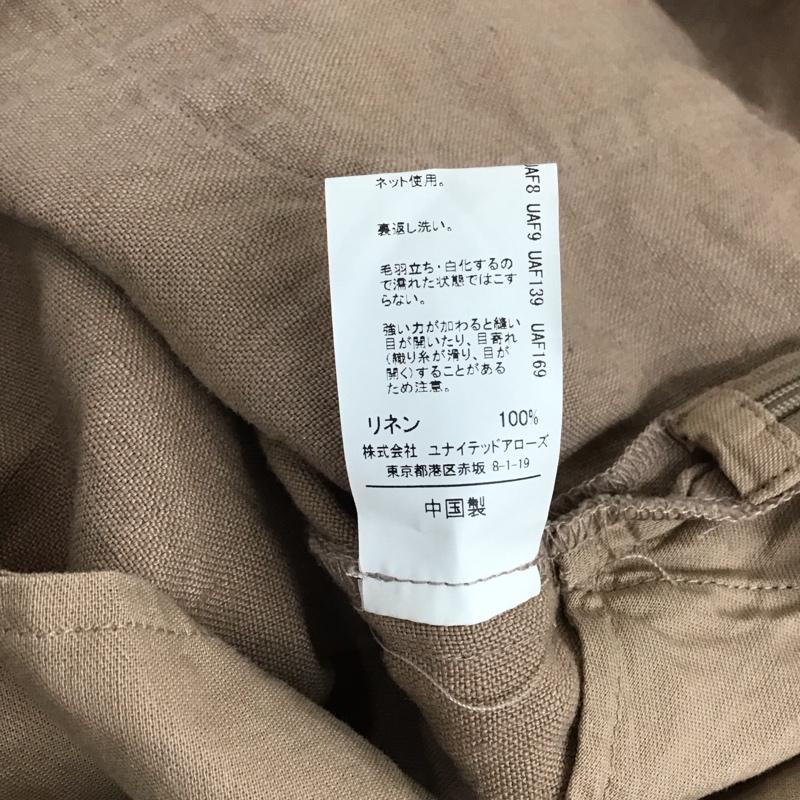グリーンレーベルリラクシング green label relaxing サロペット・オーバーオール サロペット、オーバーオール 3626-169-2545 コルトレイクリネン SC キャミ フレア サロペット 無地 ベージュ / ベージュ /  レディース USED 古着 中古 10133421