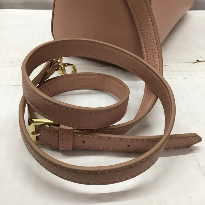 ジル バイ ジルスチュアート JILL by JILLSTUART ハンドバッグ ハンドバッグ ショルダーバッグ 2WAY ビジュー ロゴ、文字 桃 / ピンク /  レディース USED 古着 中古 10118881