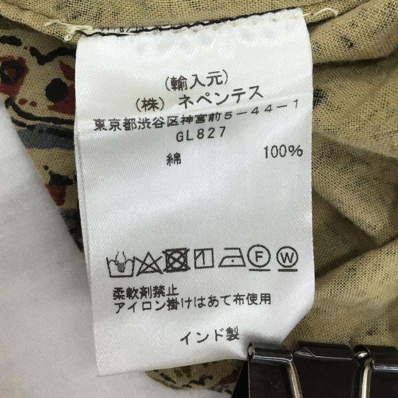 サウスツーウェストエイト South2 West8 シャツ、ブラウス 長袖 GL827 Smokey Shirt - Printed Flannel  Paisley M 総柄 茶 / ブラウン /  メンズ USED 古着 中古 10129008