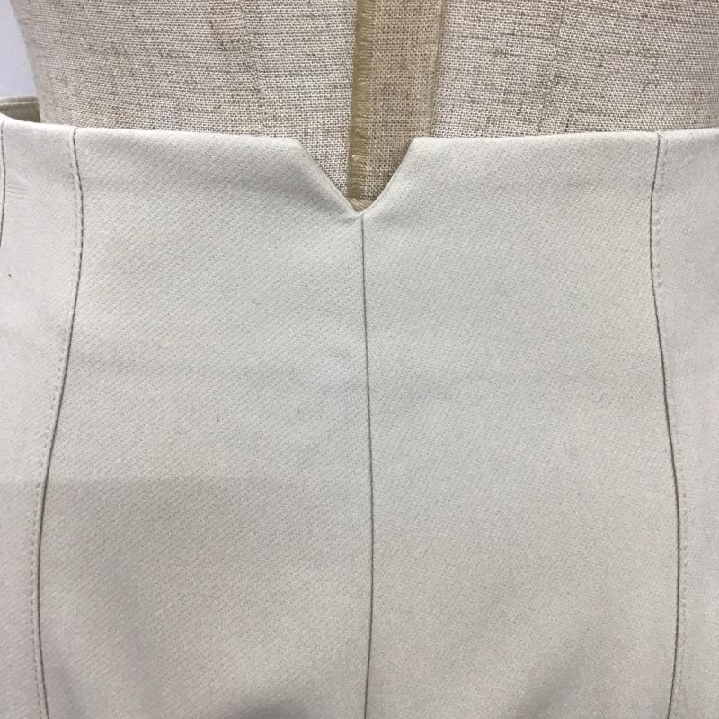 ザラ ZARA ボトムス ボトムス 1608 332 251 ハイウエスト テーパードパンツ XS 無地 アイボリー / アイボリー /  レディース USED 古着 中古 10113502