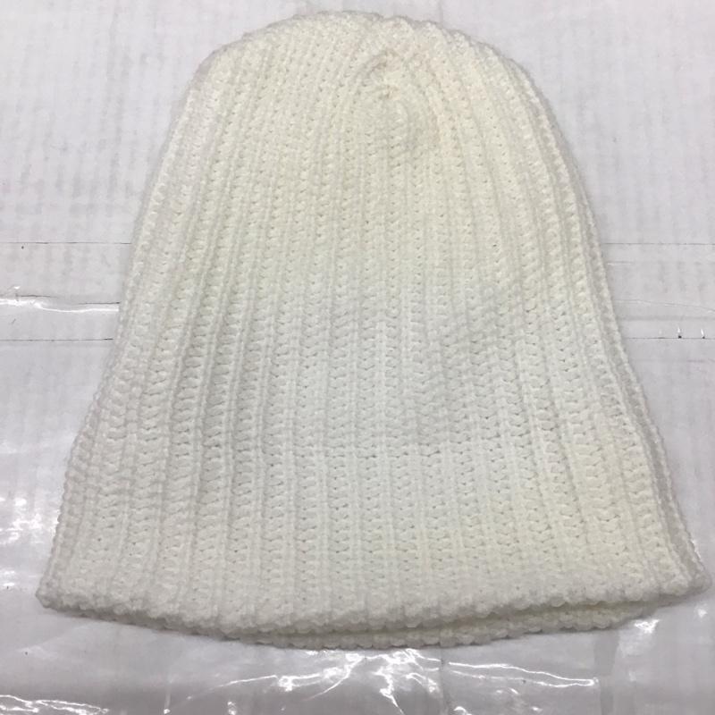 ニューヨークハット NEW YORK HAT 帽子 ニット帽 USA製 無地 白 / ホワイト /  メンズ USED 古着 中古 10120888