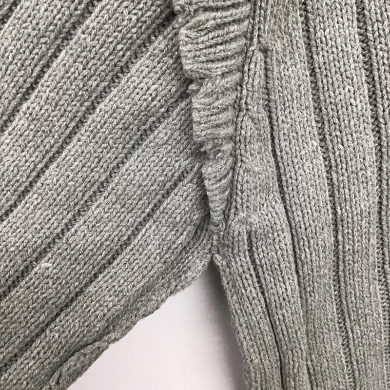 スライ SLY カーディガン 長袖 030EAP70-1240 CRUSHED CROP C／D FREE 無地 灰 / グレー /  レディース USED 古着 中古 10140465