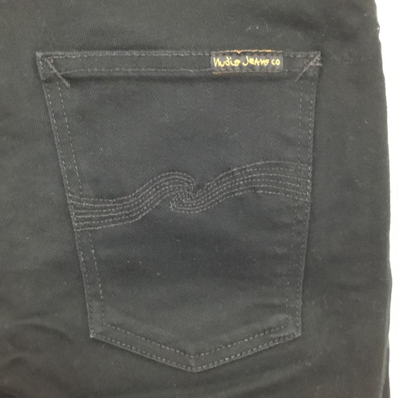 ヌーディージーンズ Nudie Jeans パンツ デニム、ジーンズ 1009413 デニムパンツ ブラックデニム カジュアルパンツ 31インチ 無地 黒 / ブラック /  メンズ USED 古着 中古 10110008