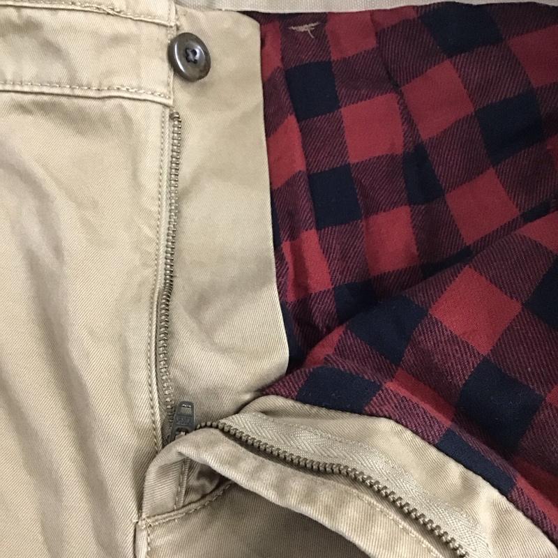 エルエルビーン L.L.Bean パンツ チノパン チノパン ワイドパンツ カジュアルパンツ ストレートパンツ 32インチ 無地 ベージュ / ベージュ /  メンズ USED 古着 中古 10111104