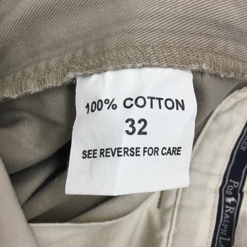 ポロラルフローレン POLO RALPH LAUREN パンツ ショートパンツ ショートパンツ ハーフパンツ カジュアルパンツ 32インチ 無地 ベージュ / ベージュ /  メンズ USED 古着 中古 10115762