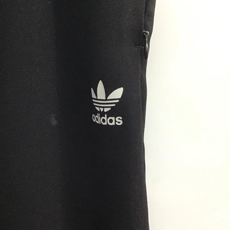 アディダス adidas ボトムス ボトムス BK5899 BELLBOTTOM PANT イージーパンツ L ロゴ、文字 黒 / ブラック /  レディース USED 古着 中古 10107362