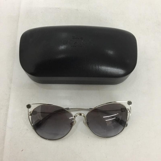 コーチ COACH めがね・サングラス サングラス HC7096B 900111 ロゴ、文字 銀 / シルバー /  レディース USED 古着 中古 10137398