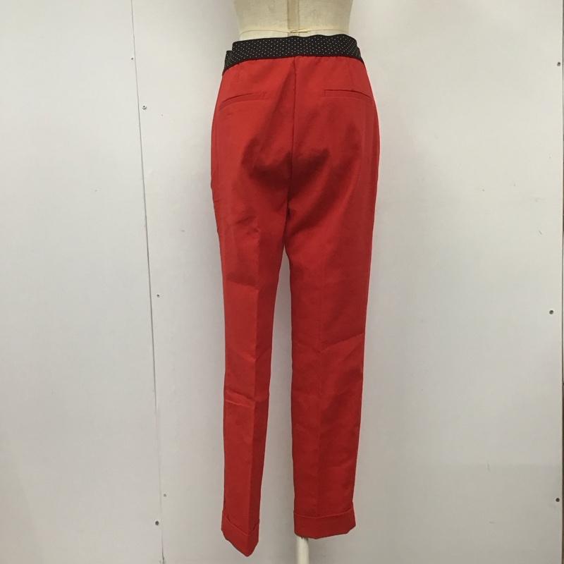 ザラ ZARA ボトムス ボトムス カジュアルパンツ スリムパンツ ストレートパンツ ストレッチパンツ レギンス M 無地 赤 / レッド /  レディース USED 古着 中古 10109552