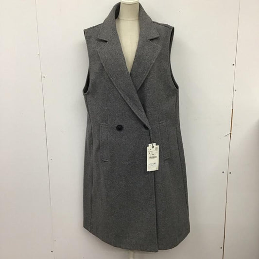 ザラ ZARA ベスト ベスト 3046 286 802 ジレベスト ロング L 無地 灰 / グレー /  レディース USED 古着 中古 10115280