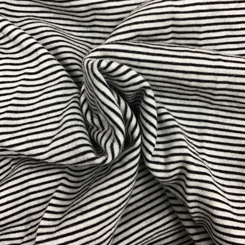 オーエヌシーメリノ ONC MERINO Tシャツ 長袖 クルーネック ウール 3 ボーダー柄 白 / ホワイト / X 黒 / ブラック /  メンズ USED 古着 中古 10114243