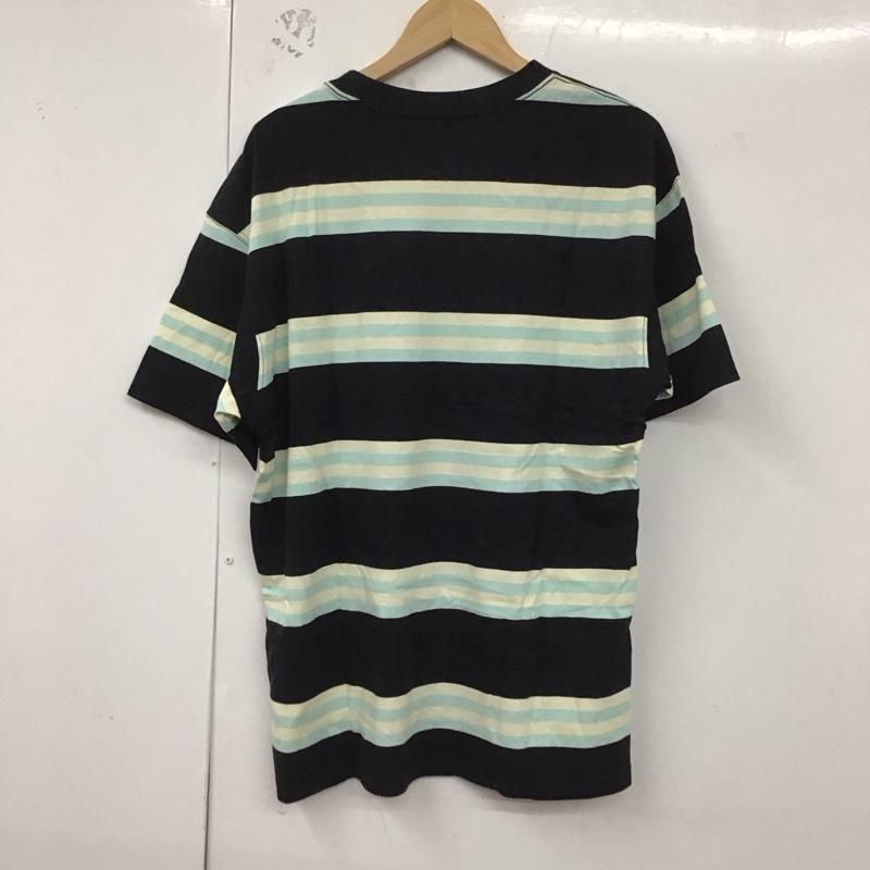 ナイキ NIKE Tシャツ 半袖 半袖カットソー プリントTシャツ クルーネックカットソー XL ボーダー柄 マルチカラー / マルチカラー /  メンズ USED 古着 中古 10129042