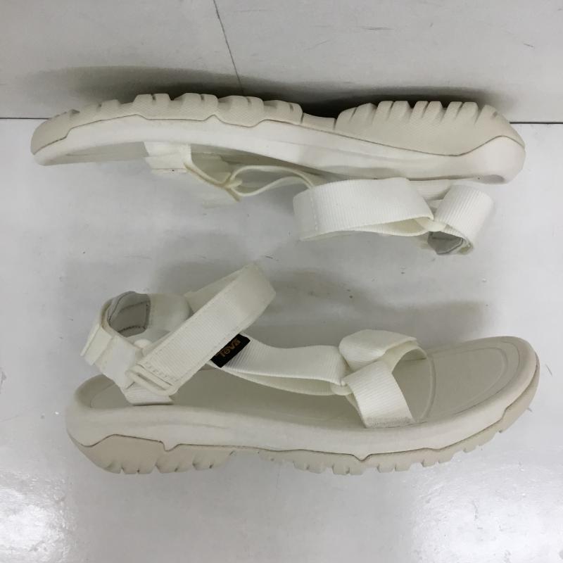 テバ Teva サンダル サンダル FM1223K 24.0cm ロゴ、文字 白 / ホワイト /  レディース USED 古着 中古 10135132