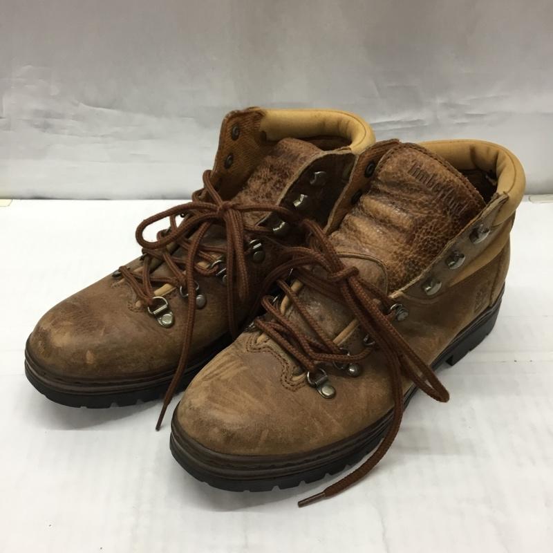 ティンバーランド Timberland ブーツ ショートブーツ 69355 8.5M ワンポイント 茶 / ブラウン /  メンズ USED 古着 中古 10119641