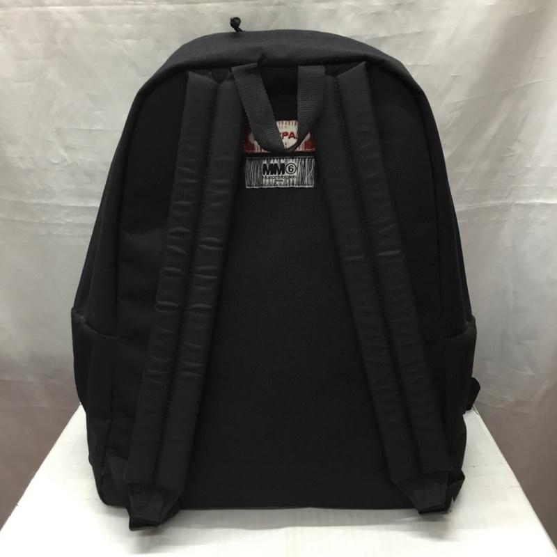 イーストパック EASTPAK リュックサック、デイパック リュックサック、デイバッグ MM6 ロゴ、文字 黒 / ブラック /  メンズ USED 古着 中古 10117655