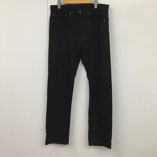 リーバイストラウスアンドコー Levi Strauss & co. パンツ デニム、ジーンズ デニムパンツ ワイドパンツ カジュアルパンツ ストレッチパンツ 34 無地 黒 / ブラック /  メンズ USED 古着 中古 10132390