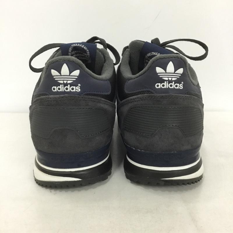 アディダスオリジナルス adidas originals スニーカー スニーカー M19391 ZX700 26cm 26.0cm ロゴ、文字 紺 / ネイビー / X 灰 / グレー /  メンズ USED 古着 中古 10140402