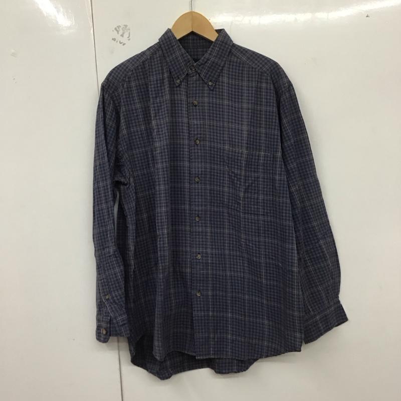 エディーバウアー Eddie Bauer シャツ、ブラウス 長袖 長袖シャツ チェックシャツ カラーシャツ ボタンダウンシャツ S チェック マルチカラー / マルチカラー /  メンズ USED 古着 中古 10129499