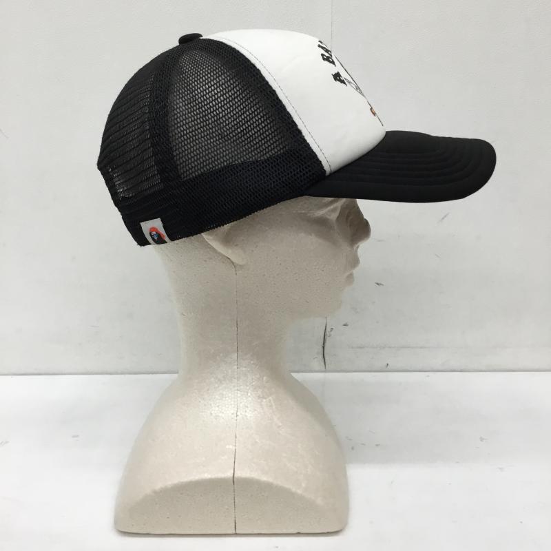 アベイシングエイプ A BATHING APE 帽子 キャップ FREE ロゴ、文字 黒 / ブラック / X 白 / ホワイト /  メンズ USED 古着 中古 10145516