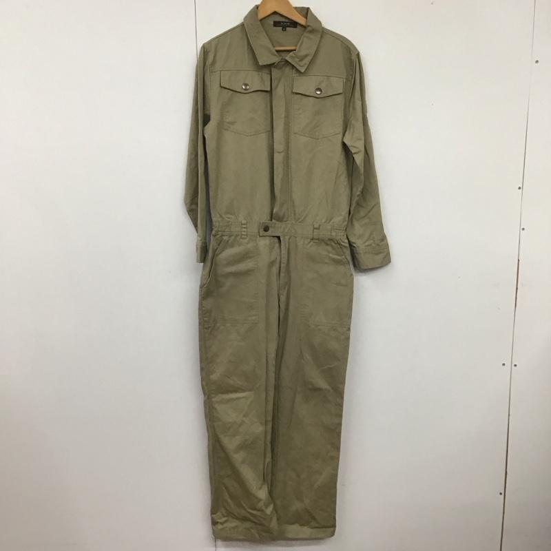 ジルブレイズ JILL BLAZE ワンピース・ドレス・オールインワン ワンピース・ドレス・オールインワン オールインワン つなぎ ワークパンツ カジュアルパンツ 長袖 M 無地 ベージュ / ベージュ /  メンズ USED 古着 中古 10109114